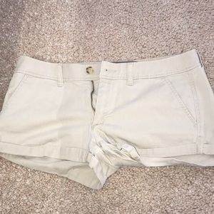 abercrombie & fitch kaki shorts size 8 waist 29